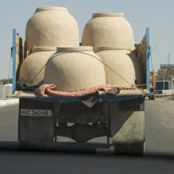 Волок Туркестан 2015 перевозка тандырных печей