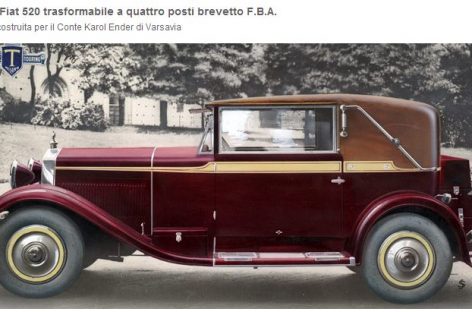 Редкие автомобили: FIAT 520 Cabrio (1928)