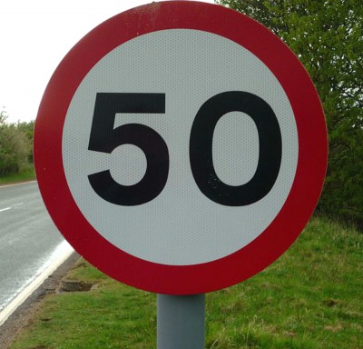 Ограничение скорости 50 км/ч