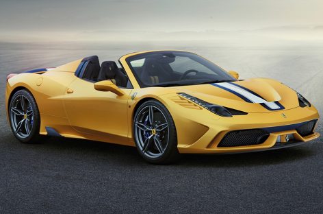 Ferrari представит один из самых мощных кабриолетов серии 458 Speciale