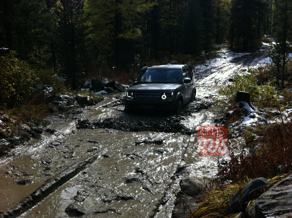 На Land Rover Discovery по бездорожью