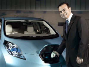 Карлос Гон и Nissan Leaf