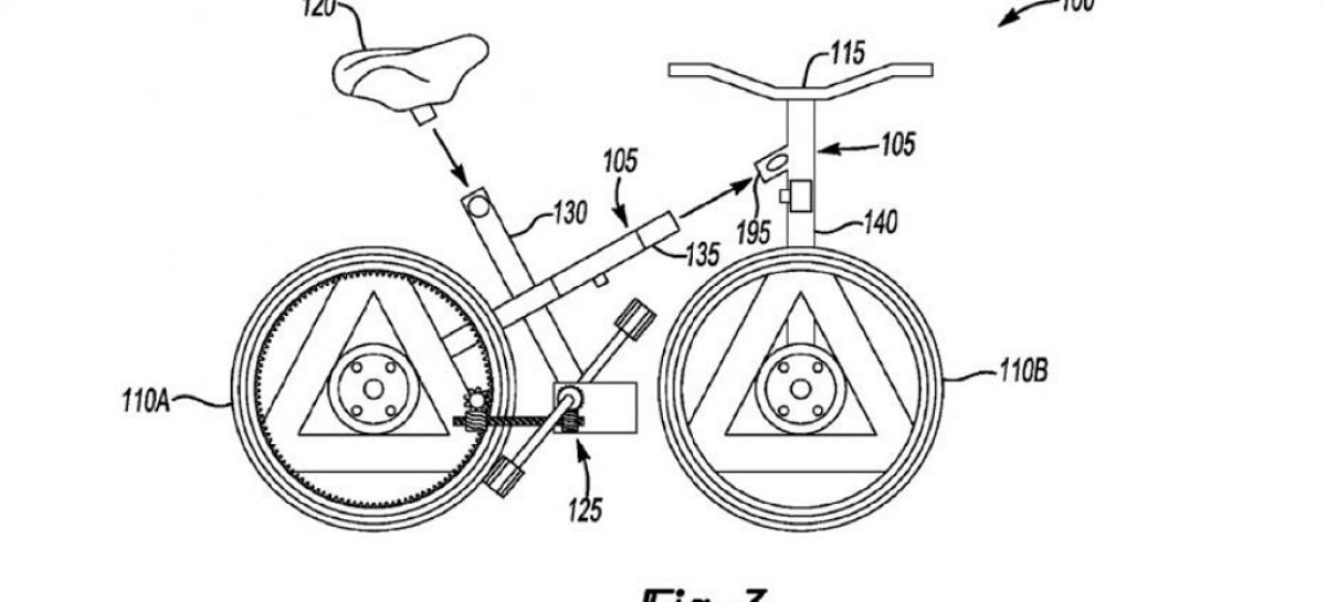 Новый патент Ford – велосипед из автомобильных запчастей