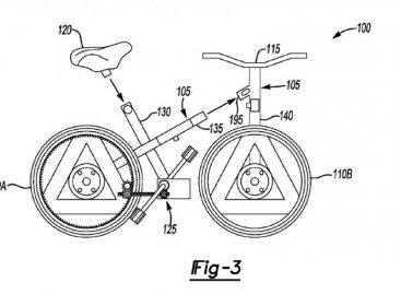 Новый патент Ford – велосипед из автомобильных запчастей