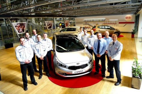 KIA сообщает о выпуске миллионного автомобиля семейства Ceed