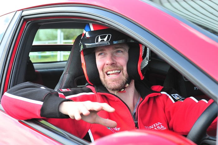 Рики Уилсон представляет новый Honda Civic Type R в Гудвуде