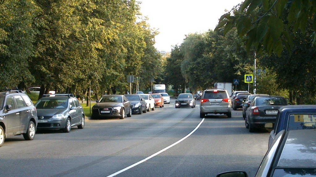 Новая разметка дорог в Москве