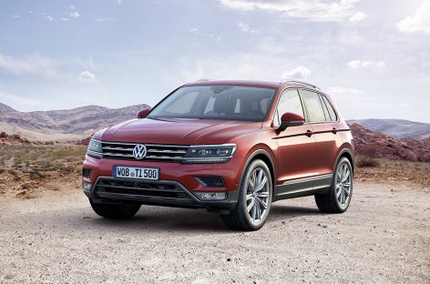 Новый Volkswagen Tiguan сможет тащить прицеп