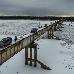 Автомобильный мост через реку Витим