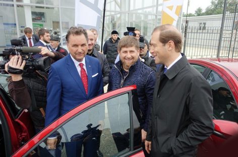 Lada Vesta представили в Чечне