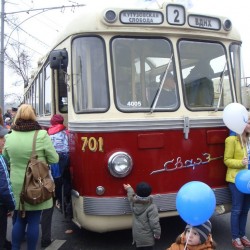 Парад троллейбусов в Москве
