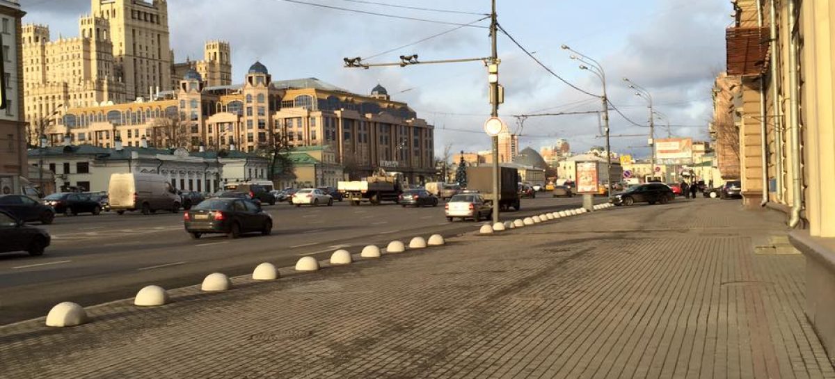 Ограничения движения транспорта в центре Москвы