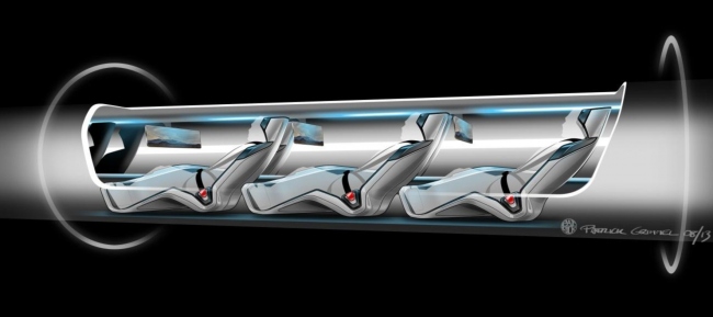 Скоростная капсула Hyperloop