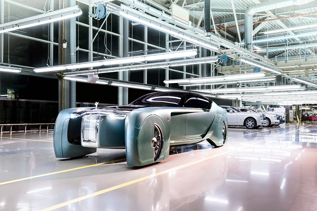 Первый беспилотник Rolls-Royce Vision Next 100