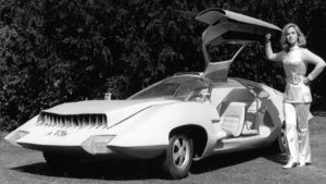 futuristic retro avto
