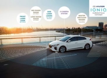 Компания Hyundai Motor представила беспилотный автомобиль со скрытым лидаром
