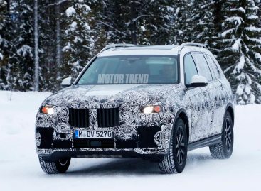 ШПИОНЕРИЯ. Зимние испытания прототипа BMW X7 в Швеции