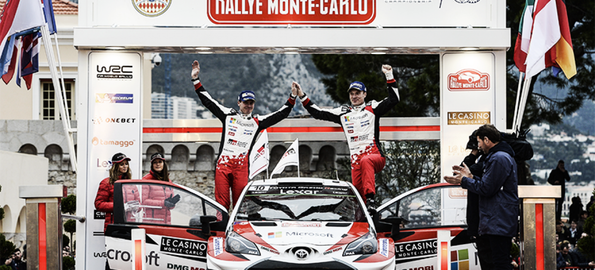 Toyota на подиуме ралли Монте-Карло WRC!
