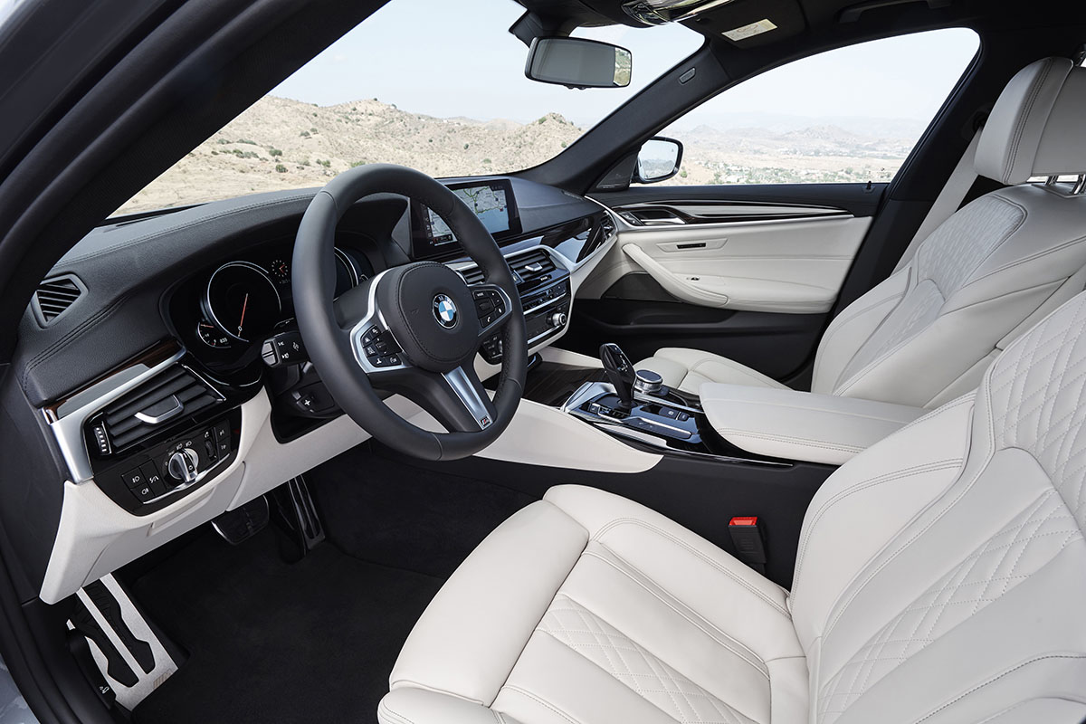 New BMW 5 series interior