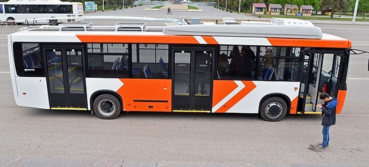 В Уфе презентовали первый троллейбус, изготовленный в «НЕФАЗ»