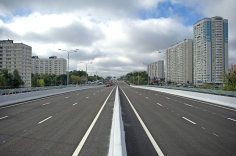 Открыта новая эстакада на Варшавском шоссе