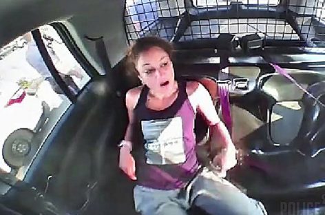 Арестованная американка угнала полицейский автомобиль