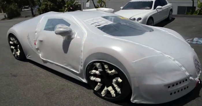 Как доставляют роскошные Bugatti Veyron новым владельцам