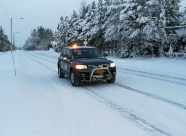 Финны создали беспилотник для заснеженных дорог