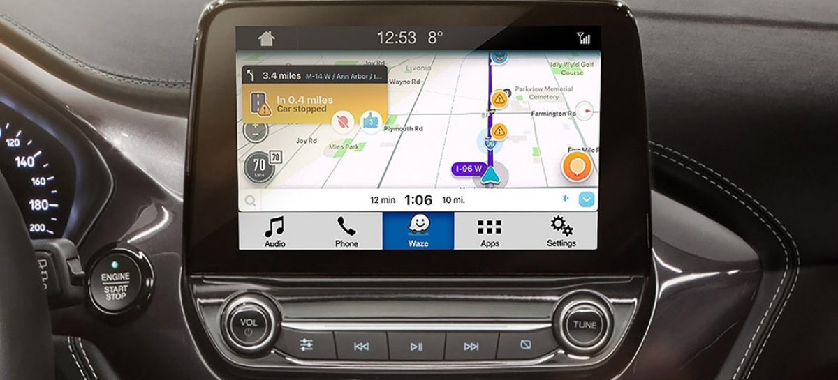 Waze – официальная навигация у Ford