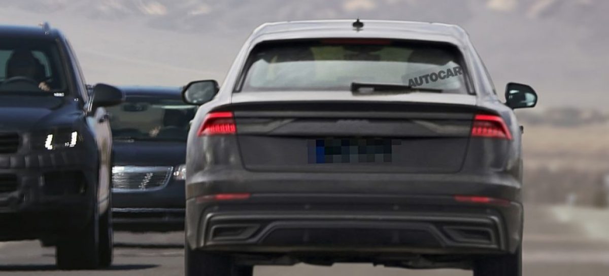 Новый Audi Q8 – почти без камуфляжа