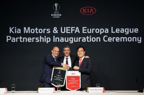 KIA предоставит 270 автомобилей для Лиги Европы UEFA