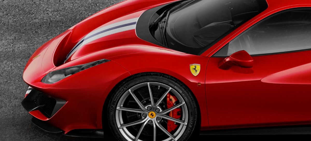 Суперкары Ferrari 488 Pista обуют в шины Michelin