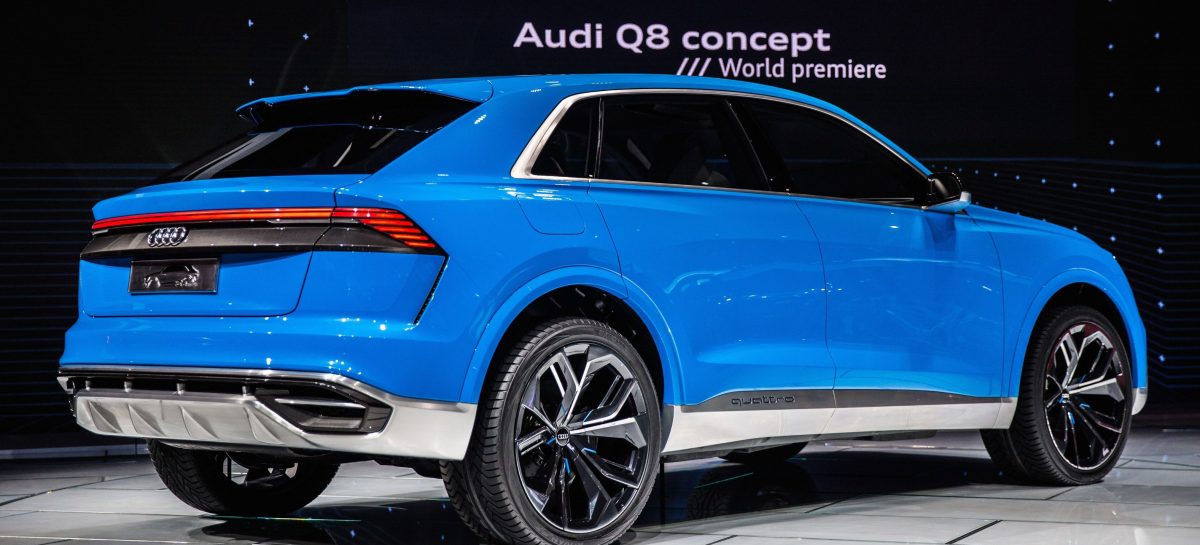 Audi показала тизер люксового кроссовера Q8
