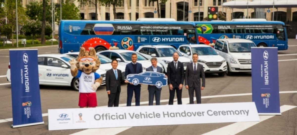 Hyundai передала FIFA более 500 автомобилей