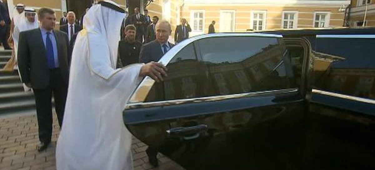Путин похвастался лимузином Aurus перед наследным принцем ОАЭ