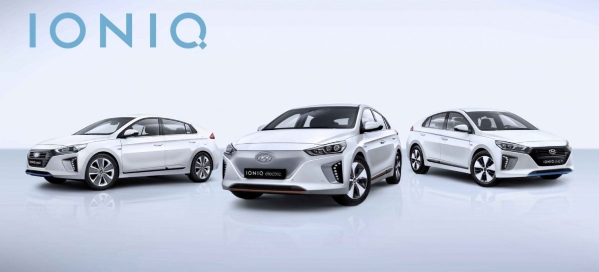 Электромобиль Hyundai IONIQ на выставке «Иннопром-2018»