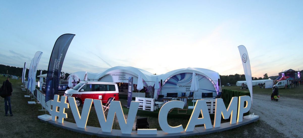 Коммерческие автомобили Volkswagen на фестивале «Дикая мята»
