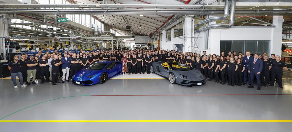 Automobili Lamborghini отмечает новые производственные рекорды