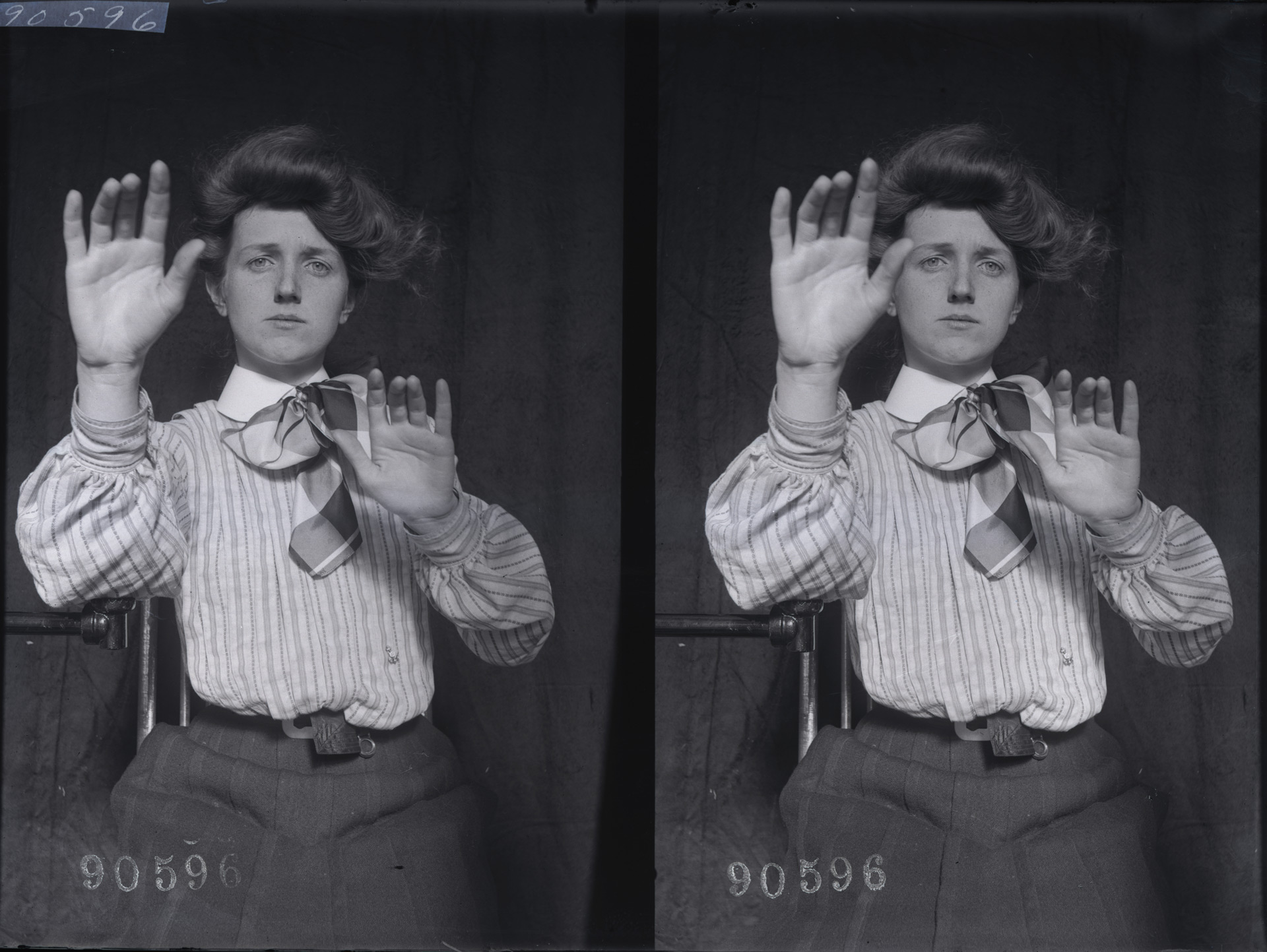 Джозеф Ястроу, эксперименты в области визуального восприятия, c. 1905, Стереографы из стеклянных негативов, Коллекция Keystone-Mast