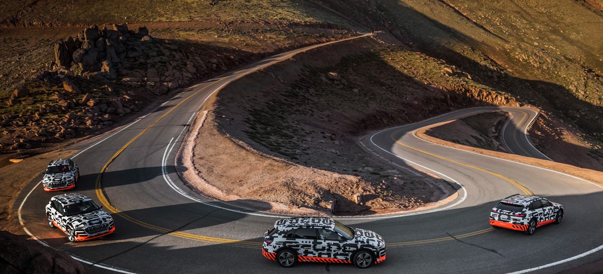 Audi e-tron: испытание системы рекуперации – более 400 км на одном заряде