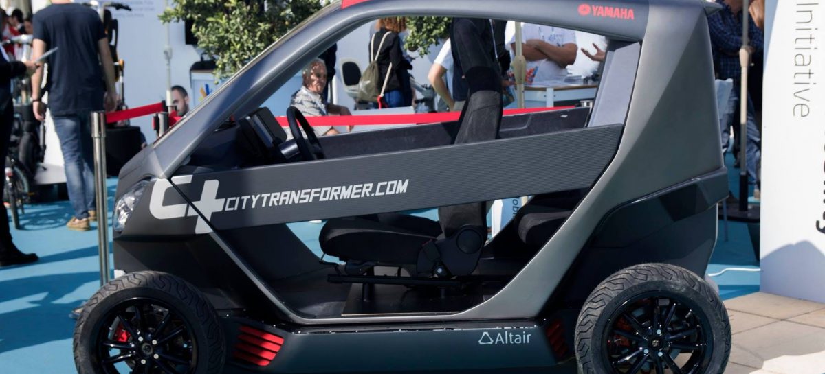 В Израиле представили складной автомобиль City Transformer
