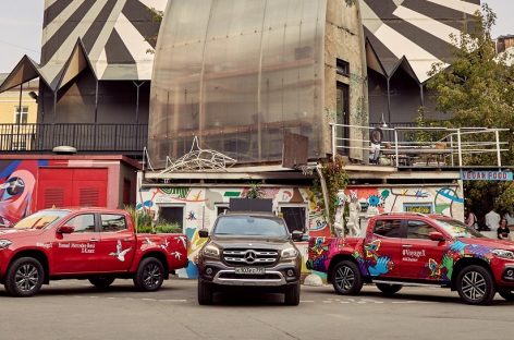 Mercedes-Benz Vans создает яркие мобильные арт-объекты на дорогах Москвы