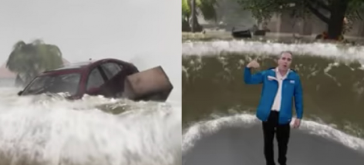 Weather Channel демонстрирует 3D-графику потенциальных разрушений от урагана Флоренс