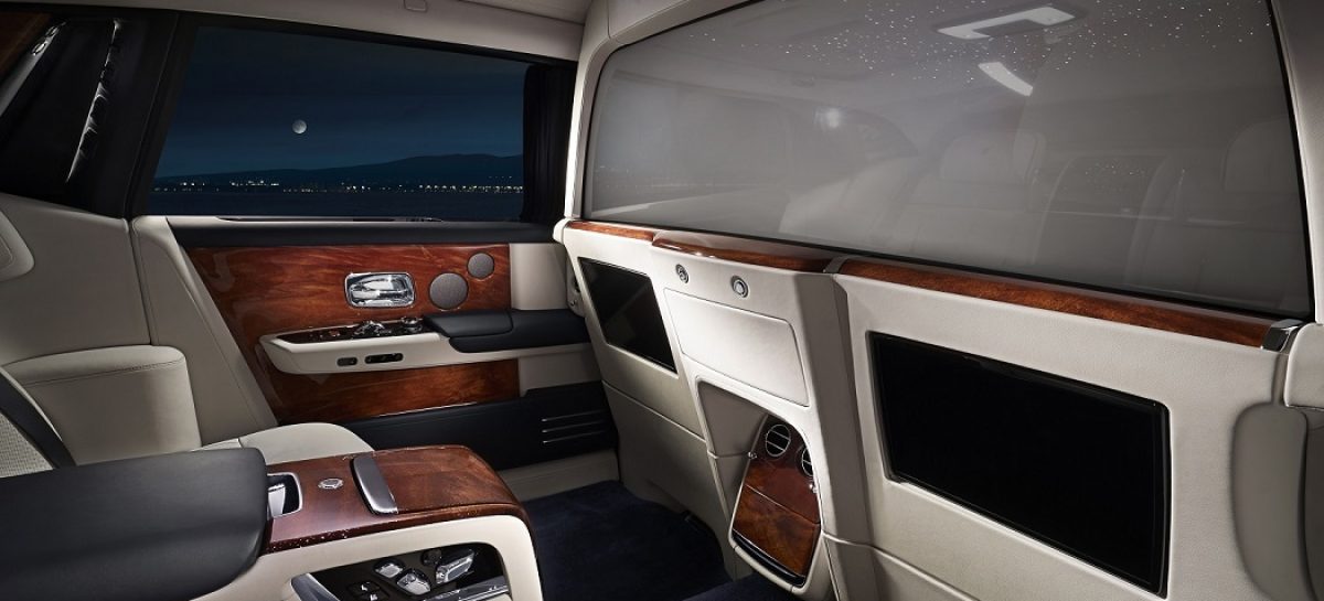 Электрохромное стекло с регулируемой видимостью в новом Rolls-Royce Phantom