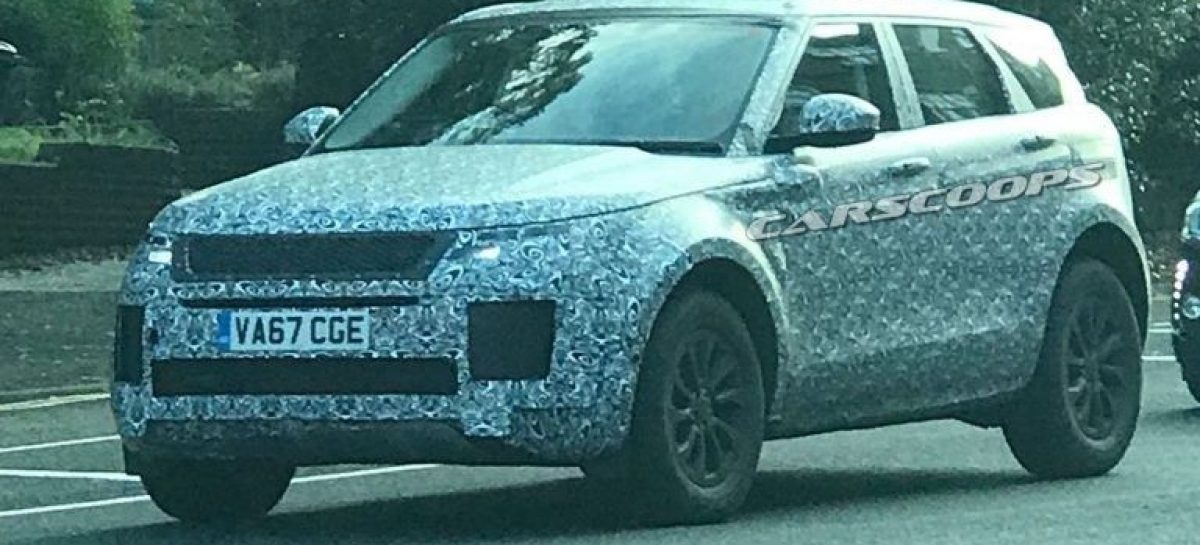 Шпионские фото нового Range Rover Evoque