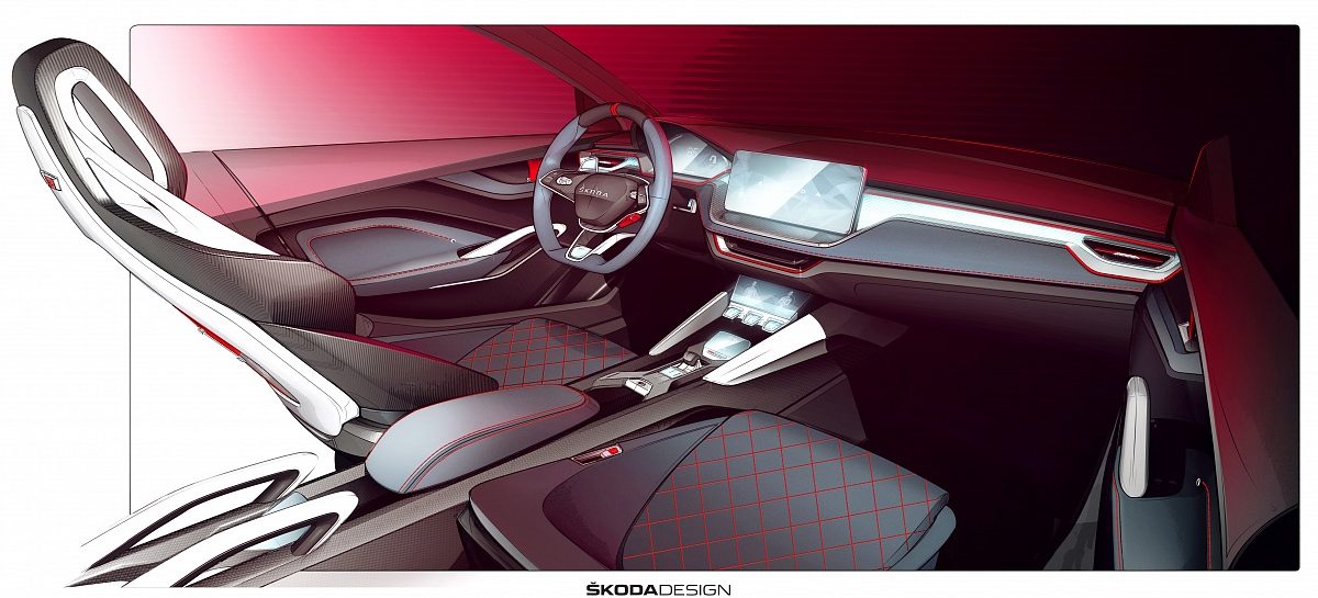Как создавался интерьер Škoda Vision RS