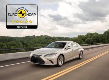 Lexus ES седьмого поколения признан одним из самых безопасных автомобилей по версии Euro NCAP 2018