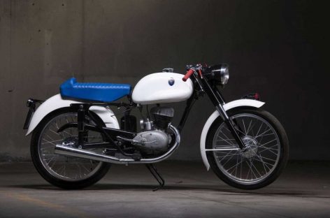 На аукцион во Франции выставили редкий мотоцикл Maserati 125 Tipo T2 1955 года