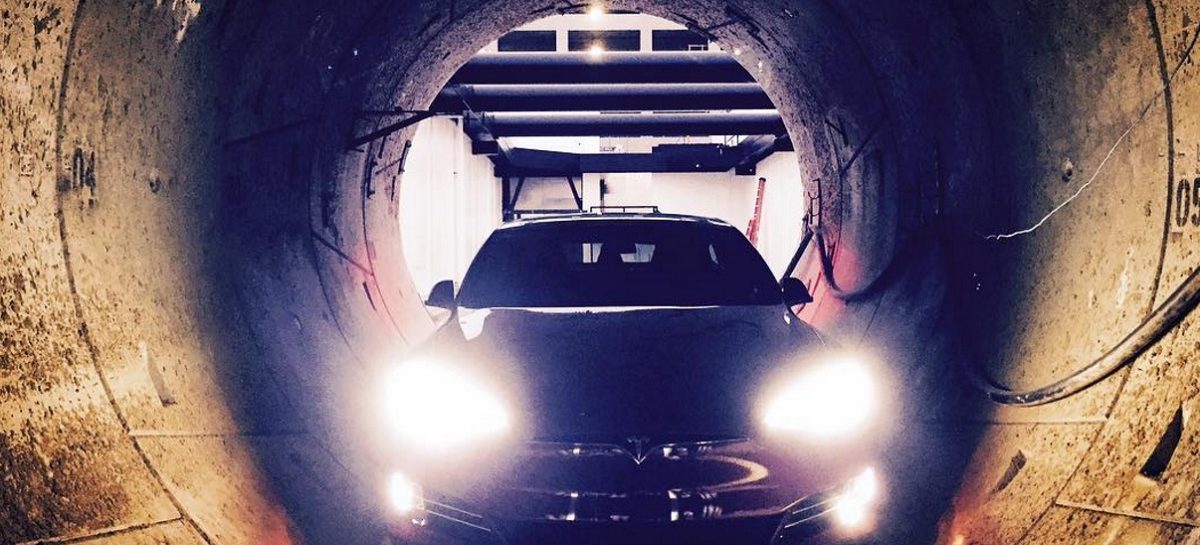 Илон Маск опубликовал видео из подземного тоннеля под Лос-Анджелесом