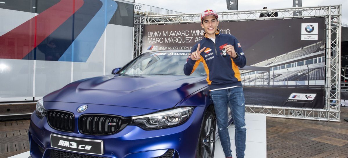 Марк Маркес в шестой раз заработал премию BMW M Award в шоссейно-кольцевых мотогонках MotoGP